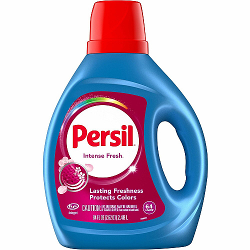 Persil ProClean Power-Liquid Detergent For Fabric, Laundry, Clothes - Liquid - 84 fl oz (2.6 quart) - Intense Fresh Scent - 64 Loads - Recommended For: Odor Remover - Fade Resistant, Long Lasting - Blue - 1 Each (05468)