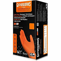 GloveWorks by AMMEX Gloveworks Industrial RDT Powder-Free Nitrile Gloves 8 mil Thickness x 9.45