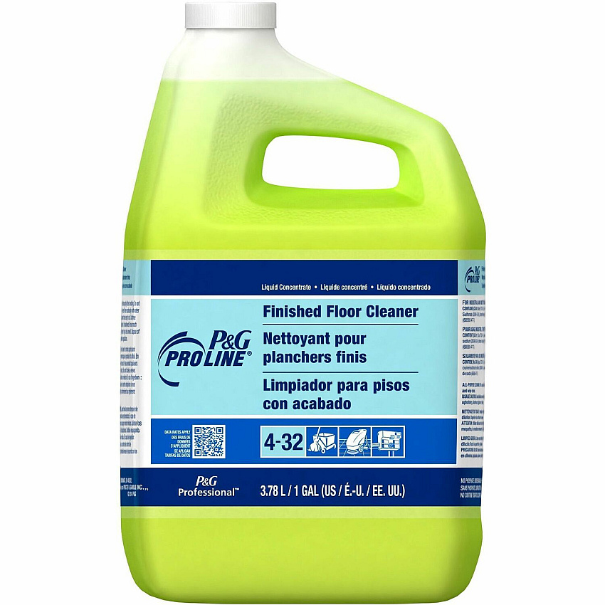 Mr. Clean Finished Floor Cleaner For Multipurpose - 128 fl oz (4 quart) - Recommended For: Dirt Remover, Residue Remover - Phosphate-free - Green - 1 Carton (02037)