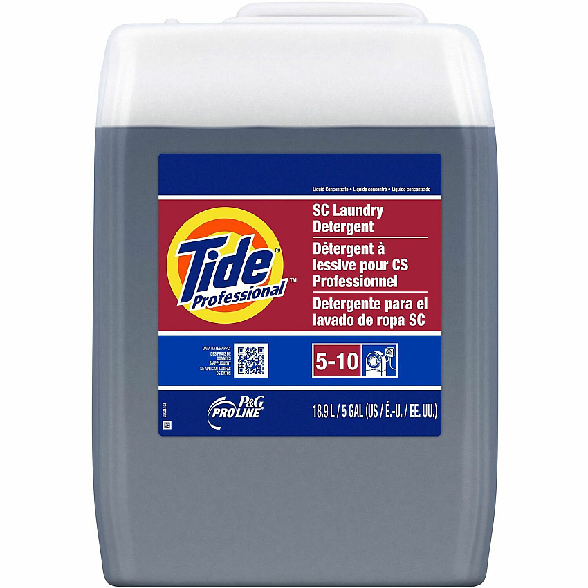 Tide Liquid Laundry Detergent For Multipurpose - Concentrate - Liquid - 640 fl oz (20 quart) - 8.1 to 8.5 pH - 129 Loads - Recommended For: Stain Remover - Benzene-free, BPA-free, Lead-free, Mercury-free, Cadmium-free, PAHs-free, Phthalate-free, T (70672)