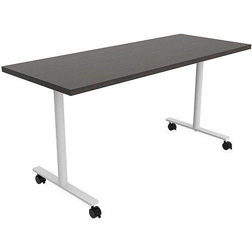 Safco Jurni Multi-Purp. Table w/T-Leg & Casters Textured T-shaped, Powder Coated Base - 60" Table Top Width x 24" Table Top Depth x 1.10" Table Top Thickness - 29" Height - Multipurpose - Assembly Required - Asian Night - Laminate Top Mater (JN6024FXCANT)