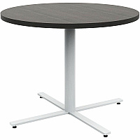 Safco Jurni Cafe Table with Round Top Round Top - Textured, Powder Coated Base - 36" Table Top Diameter - 29" Height - Cafeteria, Breakroom - Assembly Required - Asian Night - Laminate Top Material - 1 Each (JN36RDX29ANT)