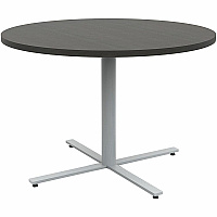Safco Jurni Cafe Table with Round Top Round Top - Textured, Powder Coated Base - 42