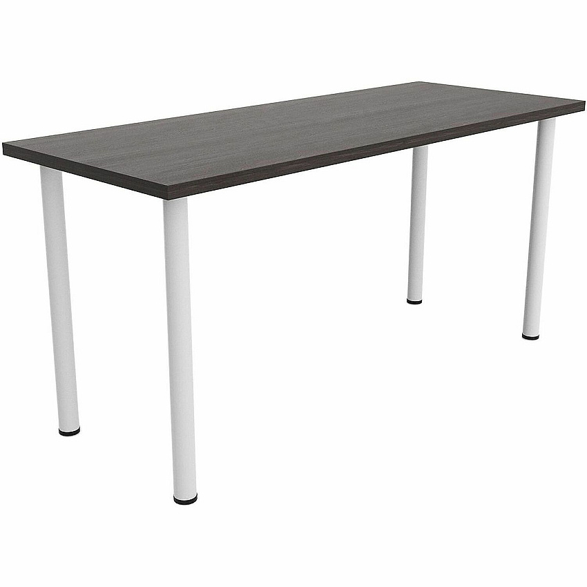 Safco Jurni Multi-Purp. Table w/Post Leg & Glides Powder Coated Post Leg Base - Modern Style x 60" Table Top Width x 24" Table Top Depth x 1.10" Table Top Thickness - 29" Height - Multipurpose - Assembly Required - Asian Night - Laminate To (JN6024FTGANT)