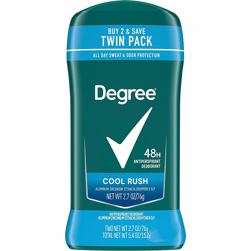 Degree Men Cool Rush Antiper. & Deodorant Arctic - 2 Day - 2 / Pack (02670)