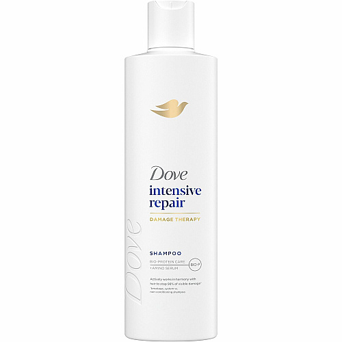 Dove Intensive Repair Hair Shampoo For Curly Hair - 12 fl oz (354.9 mL) - Bottle Dispenser - Hair - White - 1 Each (08053)