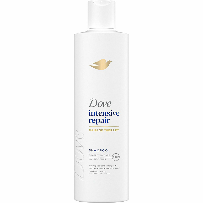 Dove Intensive Repair Hair Shampoo For Curly Hair - 12 fl oz (354.9 mL) - Bottle Dispenser - Hair - White - 1 Each (08053)