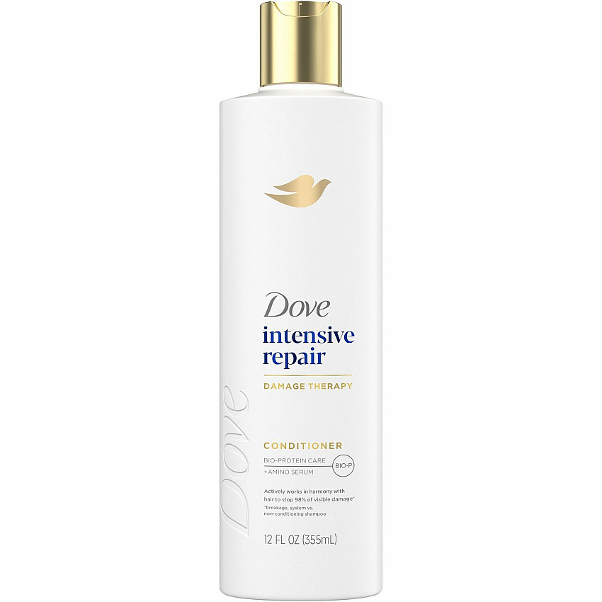 Dove Intensive Repair Hair Conditioner 12 fl oz (354.9 mL) - Bottle Dispenser - Hair - White - Moisturizing - 1 Each (03305)