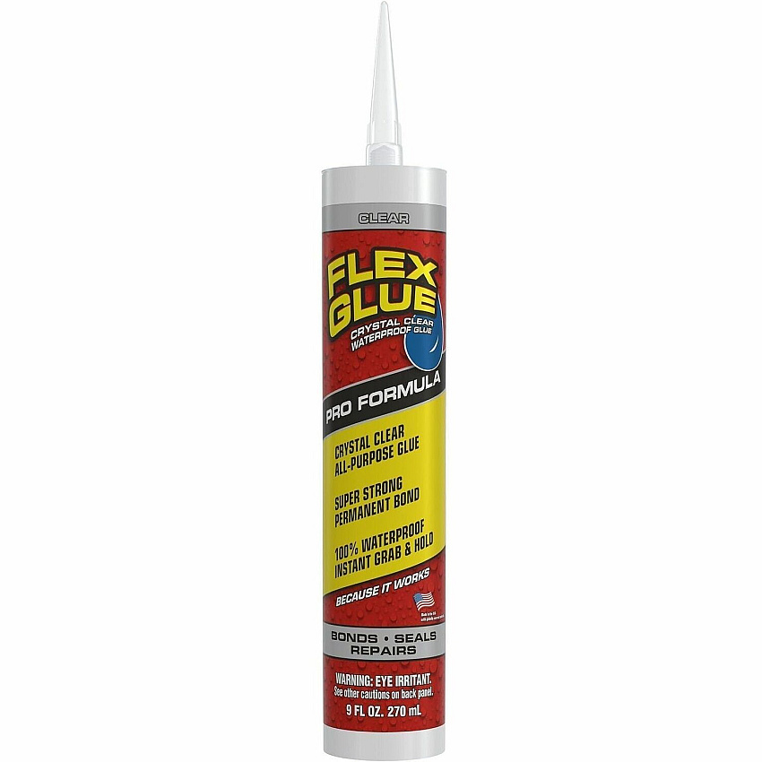 FLEX SEAL Super Glue 9 fl oz - Clear - 6 / Carton (GFSCLRR09)