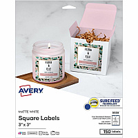Avery Matte White 3
