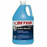 Symplicity Machine Rinse Aid For Dish - Concentrate - 512 fl oz (16 quart) - Recommended For: Alkaline Deposit Remover, Hard Water Deposit Remover - Low Foaming, Spill Resistant, Quick Drying - Blue - 1 Each (2617400)