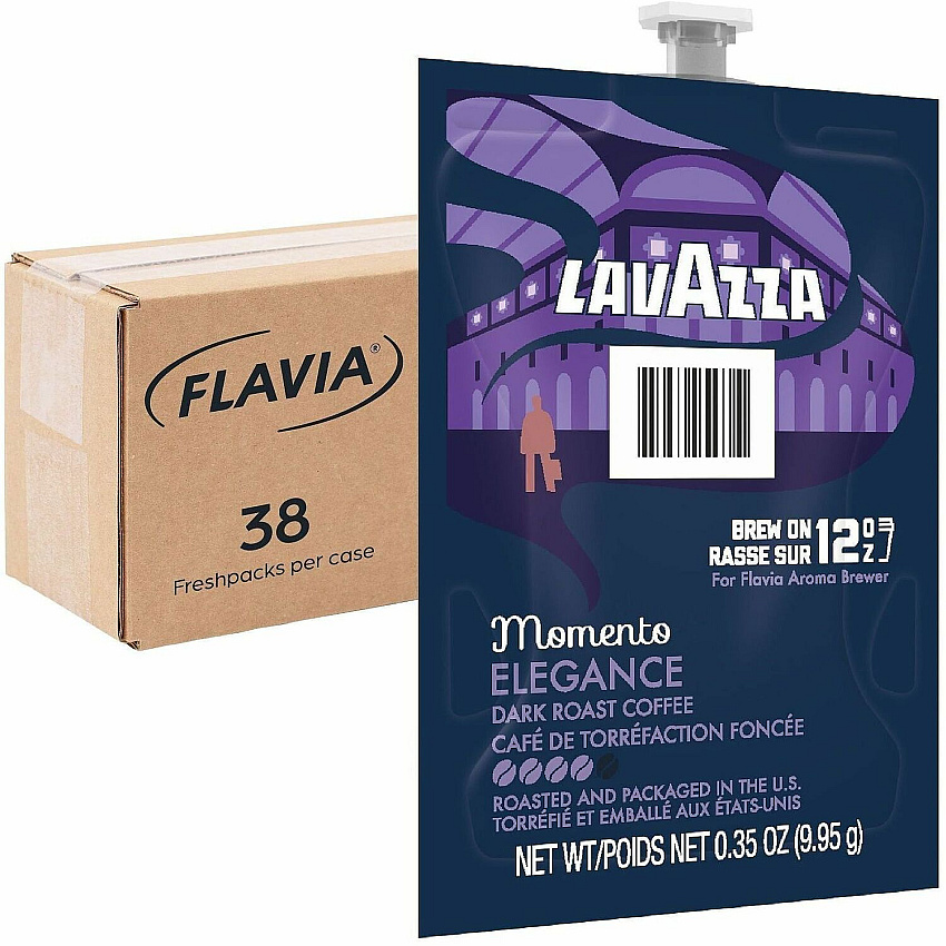 Lavazza Freshpack Momento Series Freshpack Coffee Compatible with Flavia Aroma - Freshpack - 38 / Carton (48791)