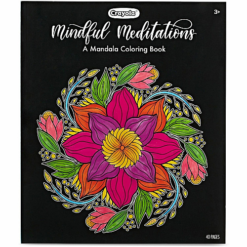 Crayola Mandala Coloring Book Printed Book 40 Pages - Book (041081)
