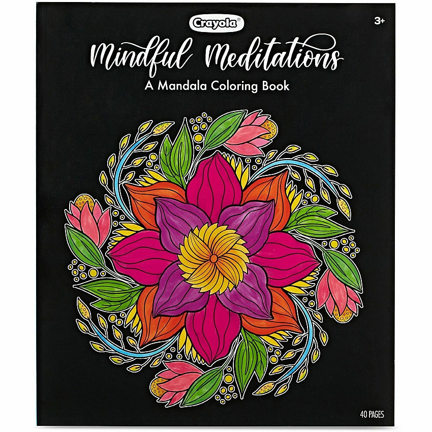 Crayola Mandala Coloring Book Printed Book 40 Pages - Book (041081)