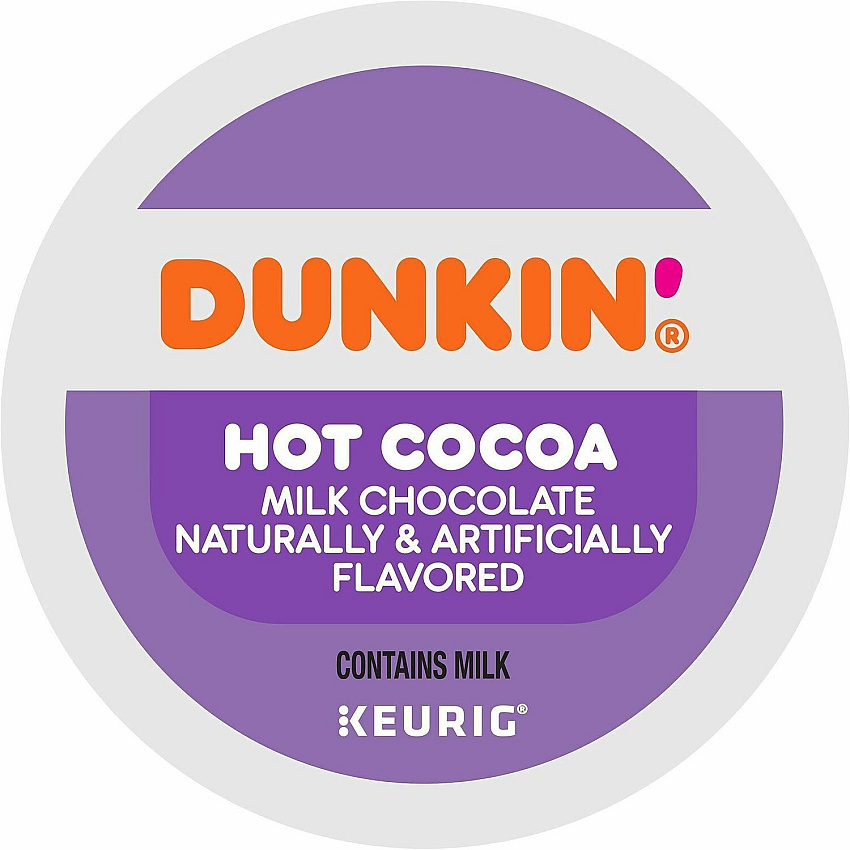 Dunkin Donuts Dunkin'&reg; K-Cup, Pod Milk Chocolate Hot Cocoa (1261CT)