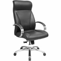 Lorell Big & Tall Mid-back Leather Task Chair (LLR62618
