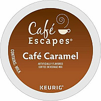 Cafe Escapes Caf&eacute; Escapes&reg; K-Cup Cafe Caramel Coffee (6813CT)