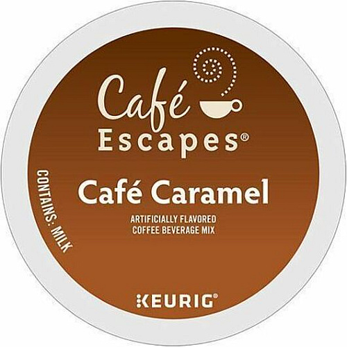 Cafe Escapes Caf&eacute; Escapes&reg; K-Cup Cafe Caramel Coffee (6813CT)