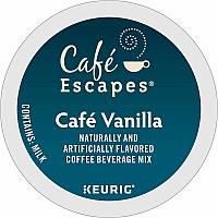 Cafe Escapes Caf&eacute; Escapes&reg; K-Cup Cafe Vanilla Coffee (6812CT)