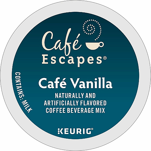 Cafe Escapes Caf&eacute; Escapes&reg; K-Cup Cafe Vanilla Coffee (6812CT)