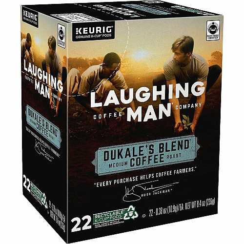 Laughing Man Coffee LAUGHING MAN K-Cup Dukale's Blend Coffee (8338CT)