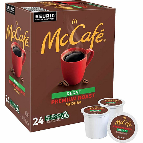McCafe K-Cup Decaf Premium Roast Coffee (8044CT)