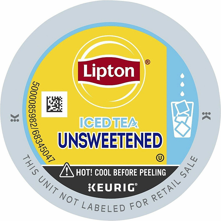 Lipton&reg; Unsweetened Iced Black Tea Black Iced Tea K-Cup, Pod (0543CT)