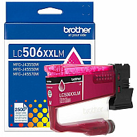 Brother Original Super High (XXL Series) Yield Inkjet Ink Cartridge - Magenta Pack (LC506XXLMS)