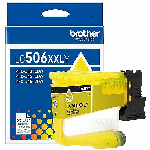 Brother LC506XXLY Original Super High Yield Inkjet Ink Cartridge - Yellow Pack (LC506XXLYS)
