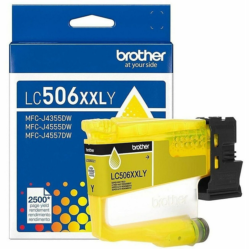 Brother LC506XXLY Original Super High Yield Inkjet Ink Cartridge - Yellow Pack (LC506XXLYS)