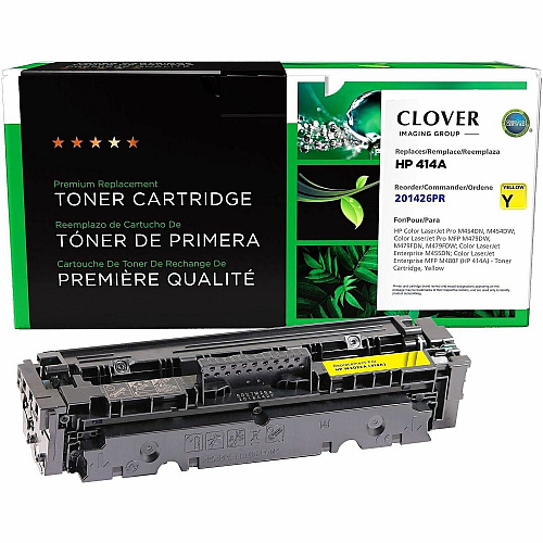 Elite Image Remanufactured Laser Toner Cartridge - Alternative for HP 414A - Yellow - 1 Each 2100 Pages - 1 Each (76318)