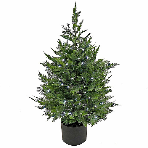 National Tree Company National Tree Cypress Topiary Tree Cypress - Topiary - Pot1 Each (729083527333)