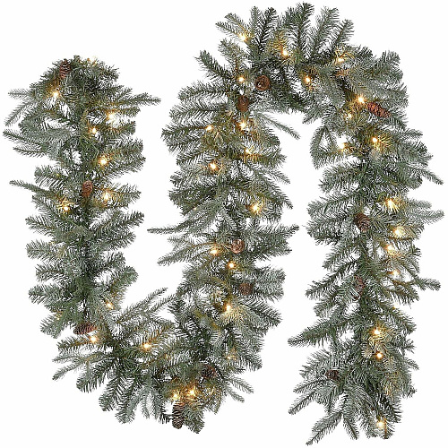National Tree Company National Tree Decorative Garland - Green Christmas Theme - 1 Each (729083283956)
