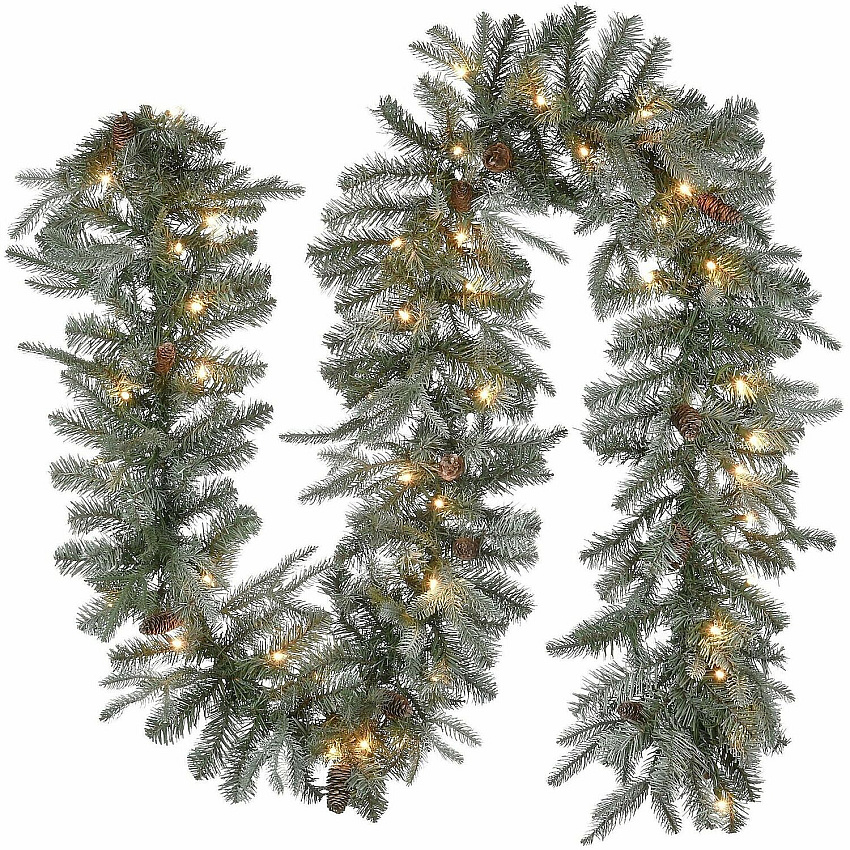 National Tree Company National Tree Decorative Garland - Green Christmas Theme - 1 Each (729083283956)