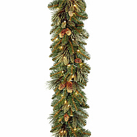 National Tree Company National Tree Carolina Pine Decorative Garland - Green Christmas Theme - 1 Each (729083945083)