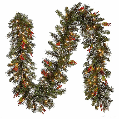 National Tree Company National Tree Decorative Garland - Green Christmas Theme - 1 Each (729083200052)