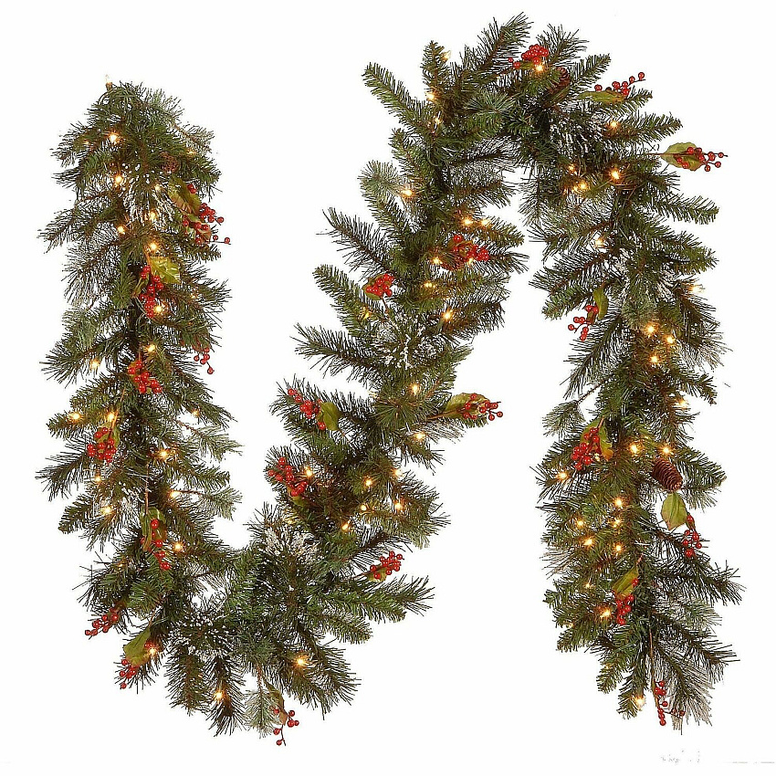 National Tree Company National Tree Decorative Garland - Green Christmas Theme - 1 Each (729083200052)