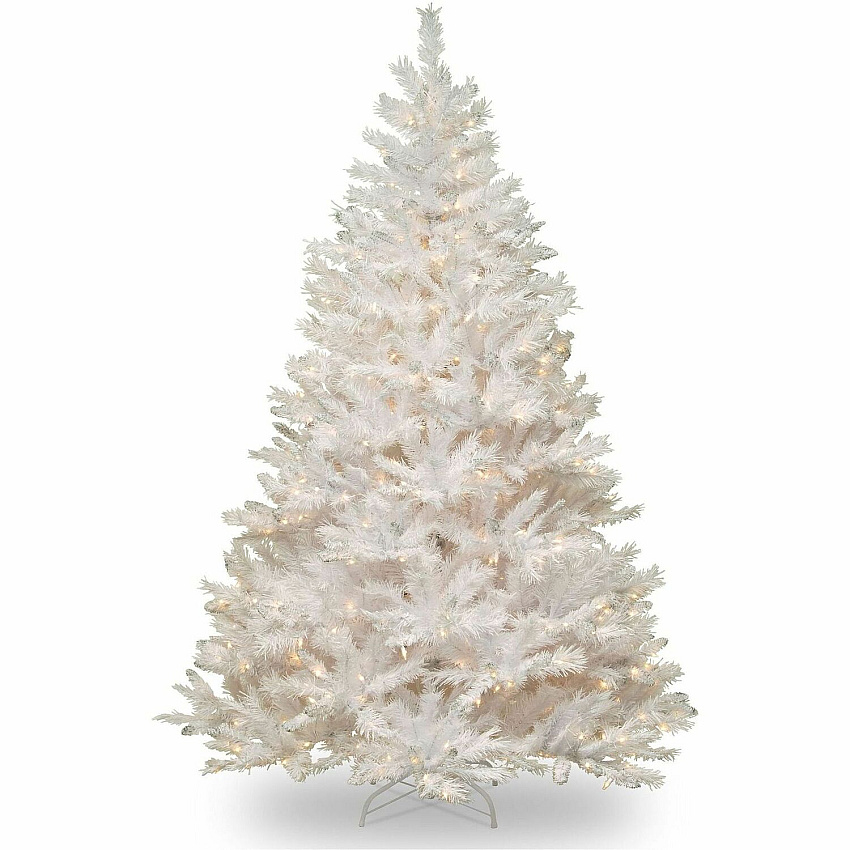 National Tree Company National Tree Winchester Pine Christmas Tree - White Christmas Theme - Vertical - 1 Each (729083675737)