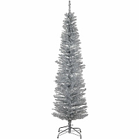 National Tree Company National Tree Tinsel Christmas Tree - Silver Christmas Theme - Vertical - 1 Each (729083892172)