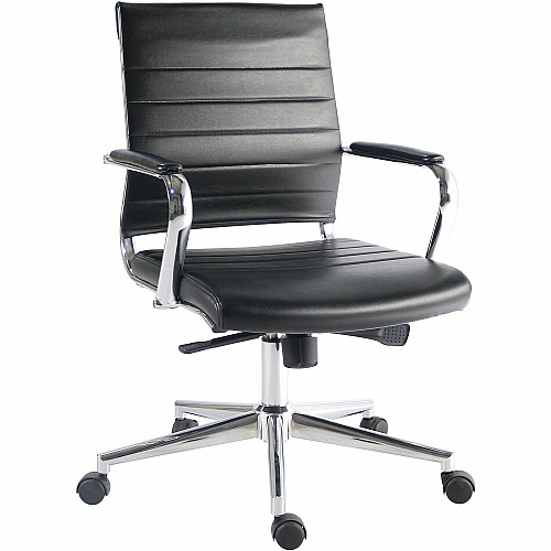 Lorell Tempo Modern Mid-Back Manager Chair (63221)