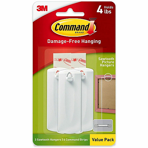 Command Sawtooth Picture Hangers (17042ES)
