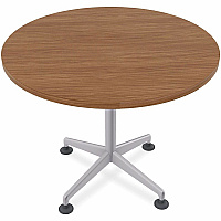 SpecialT Special-T ZIA Series Hospitality Tables Collection Round Top - Powder Coated X-shaped Base - Mid-Century Modern Style x 36