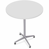 SpecialT Special-T ZIA Series Hospitality Tables Collection Round Top - Powder Coated X-shaped Base - Mid-Century Modern Style x 42