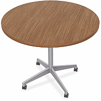 SpecialT Special-T ZIA Series Hospitality Tables Collection Round Top - Powder Coated X-shaped Base - Mid-Century Modern Style x 42