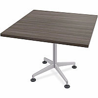 SpecialT Special-T ZIA Series Hospitality Tables Collection Square Top - Powder Coated X-shaped Base - Mid-Century Modern Style x 36