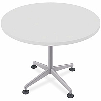 SpecialT Special-T ZIA Series Hospitality Tables Collection Round Top - Powder Coated X-shaped Base - Mid-Century Modern Style x 42