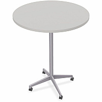 SpecialT Special-T ZIA Series Hospitality Tables Collection Round Top - Powder Coated X-shaped Base - Mid-Century Modern Style x 42