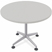 SpecialT Special-T ZIA Series Hospitality Tables Collection Round Top - Powder Coated X-shaped Base - Mid-Century Modern Style x 42