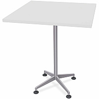 SpecialT Special-T ZIA Series Hospitality Tables Collection Square Top - Powder Coated X-shaped Base - Mid-Century Modern Style x 36