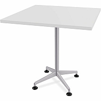 SpecialT Special-T ZIA Series Hospitality Tables Collection Square Top - Powder Coated X-shaped Base - Mid-Century Modern Style x 36